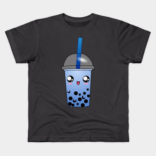 Happy Sailor Mercury Boba Kids T-Shirt by ziafrazier